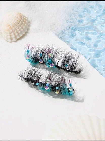 #mermaid_hair# #mermaid_extensions# #Amelia's_boutique# #glitter_gel# #led_bubbles# #accessories_#